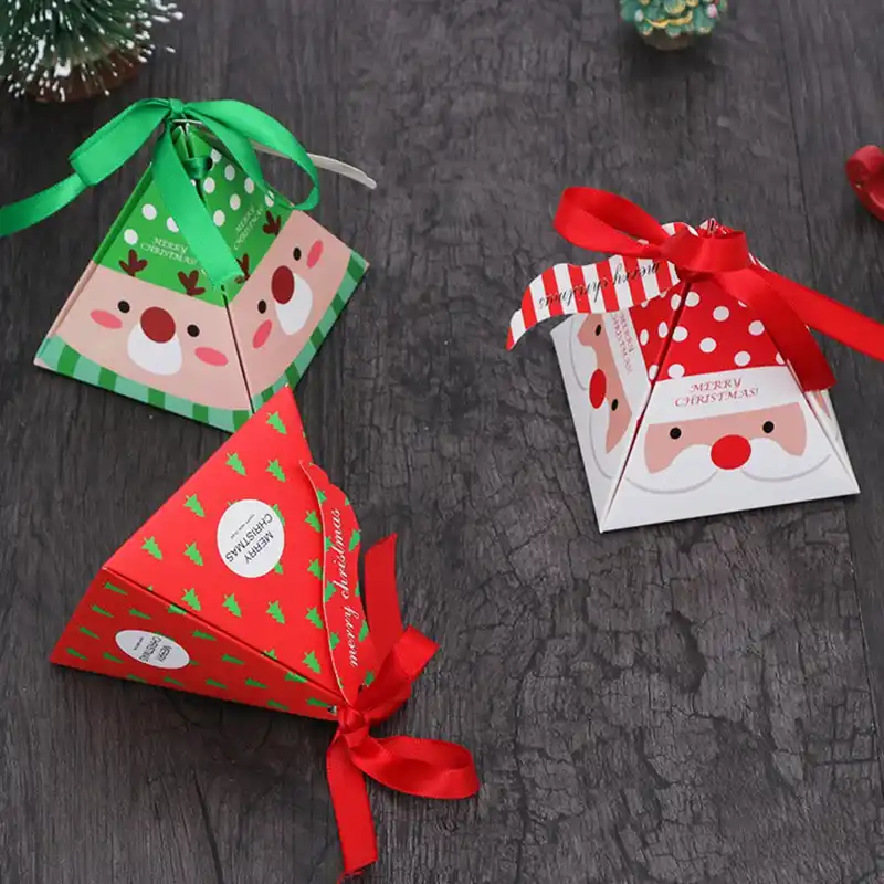 merry christmas candy box bag christmas tree gift