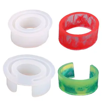 2Pcs Large Size Open Cuff Silicone Mold Jewelry Making Wide Bracelet Bangle DIY Resin Casting Mould Jewelry Tools
2Pcs Large Size Open Cuff Silicone Mold Jewelry Making Wide Bracelet Bangle DIY Resin Casting Mould Jewelry Tools