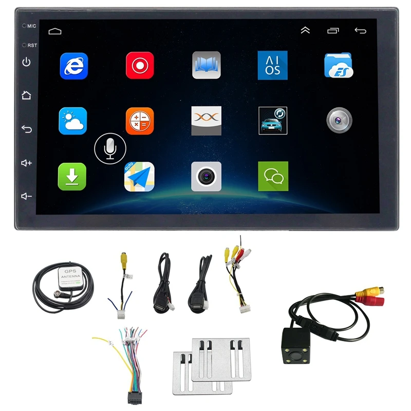 7 Inch 2 Din Car Gps Radio Player Android 8.1 Universal Radio Gps Navigation Audio Player(Camera)
7 Inch 2 Din Car Gps Radio Player Android 8.1 Universal Radio Gps Navigation Audio Player(Camera)