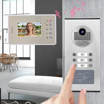 4.3in 3 Monitors Video Intercom Night Vision Doorbell Intelligent Door Phone System 100-240V door ring Home Security Accessories
4.3in 3 Monitors Video Intercom Night Vision Doorbell Intelligent Door Phone System 100-240V door ring Home Security Accessories
