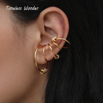 Timeless Wonder Modern Geo Wrap Statement Ear Clip Earrings Women Jewelry Punk Non Pierced Goth Designer Earcuff Ins Top 7522
Timeless Wonder Modern Geo Wrap Statement Ear Clip Earrings Women Jewelry Punk Non Pierced Goth Designer Earcuff Ins Top 7522