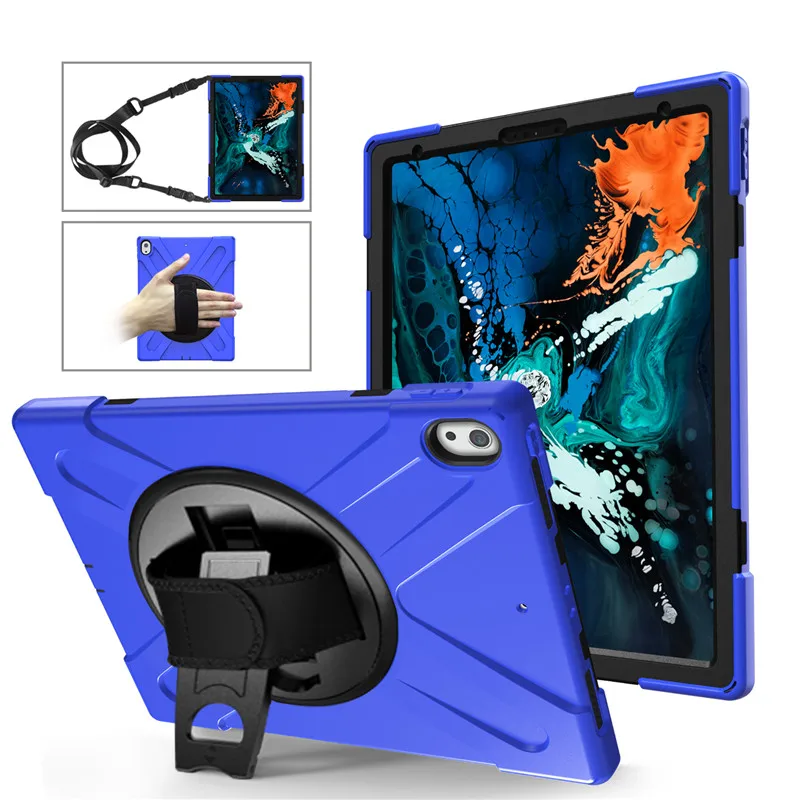CKHB case for apple iPad Pro 12.9 Air 10.5 360 rotating stand silicon+PC cover Shockproof with shoulder strap
CKHB case for apple iPad Pro 12.9 Air 10.5 360 rotating stand silicon+PC cover Shockproof with shoulder strap