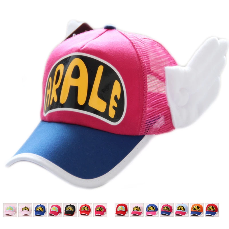 Children Adults Hat Anime Dr.Slump Cosplay Caps Arale Baseball Cap Angel Wings Hats Candy Color Breathable Net Cap for Kids
Children Adults Hat Anime Dr.Slump Cosplay Caps Arale Baseball Cap Angel Wings Hats Candy Color Breathable Net Cap for Kids