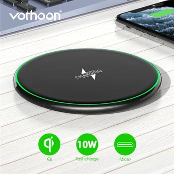 Vothoon 10W Qi Wireless Charger For iPhone 11 Pro 8 XR XS Max 2A Fast Wireless Charging Pad For Samsung S10 S9 S8 Xiaomi Huawei
Vothoon 10W Qi Wireless Charger For iPhone 11 Pro 8 XR XS Max 2A Fast Wireless Charging Pad For Samsung S10 S9 S8 Xiaomi Huawei