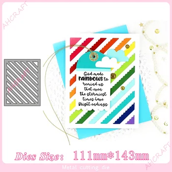 Diagonal Scallops frame Metal Cutting Dies for diy Scrapbooking Photo Album Decorative Embossing PaperCard Crafts Die Cut 2020
Diagonal Scallops frame Metal Cutting Dies for diy Scrapbooking Photo Album Decorative Embossing PaperCard Crafts Die Cut 2020