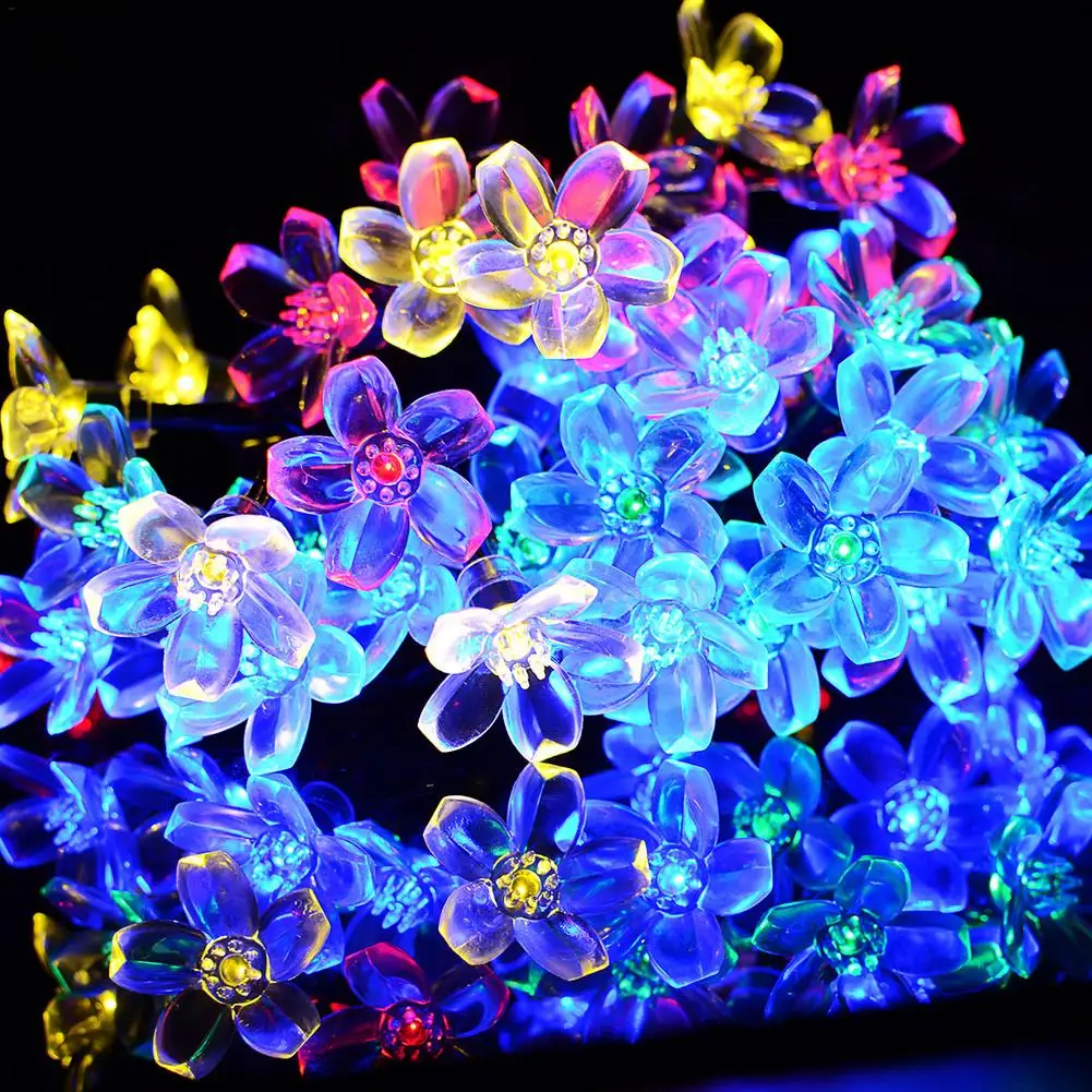 7M 50LED Mini Solar LED Bulb Lights String Colorful Beauty Flower Shaped LED Lights Waterproof Outdoor Decoration Flash Lights
7M 50LED Mini Solar LED Bulb Lights String Colorful Beauty Flower Shaped LED Lights Waterproof Outdoor Decoration Flash Lights