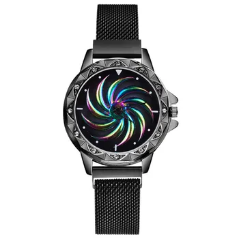 Luxury Rose Gold Watch Women Special Design 360Degrees Rotation Diamond Dial Watches Mesh Magnet Gyro Colorf Ladies Watch Quartz
Luxury Rose Gold Watch Women Special Design 360Degrees Rotation Diamond Dial Watches Mesh Magnet Gyro Colorf Ladies Watch Quartz
