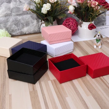 Kraft Gift Jewelry Box Cotton Filled Matte Imitate PU Leather Ring Necklace Box
Kraft Gift Jewelry Box Cotton Filled Matte Imitate PU Leather Ring Necklace Box