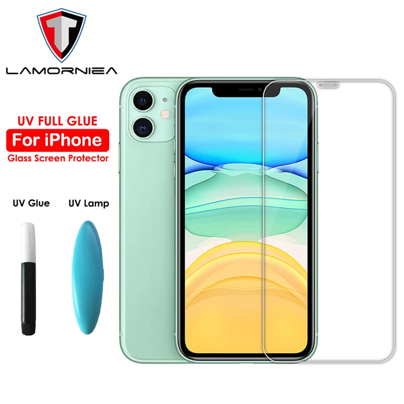 100D UV Full Glue Sceen Protector For iPhone 11 Pro Max Nano Liquid UV Tempered Glass For iPhone 11 Pro Max X XS Screen Film
100D UV Full Glue Sceen Protector For iPhone 11 Pro Max Nano Liquid UV Tempered Glass For iPhone 11 Pro Max X XS Screen Film