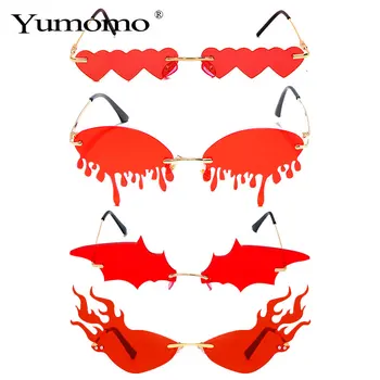 Hot sale Fashion Water drop Heart Fire Sunglasses Women Rimless Wave SteamPunk Sun Glasses Luxury Trending Sunglasses Gafas Shad
Hot sale Fashion Water drop Heart Fire Sunglasses Women Rimless Wave SteamPunk Sun Glasses Luxury Trending Sunglasses Gafas Shad