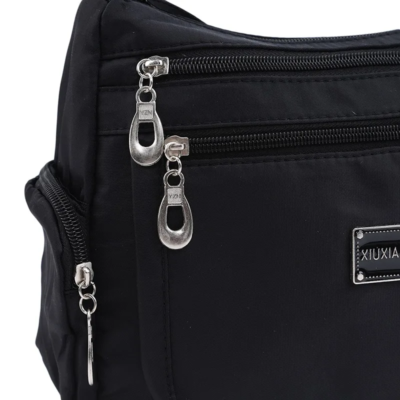 2020 Fashion Women Shoulder Messenger Bag Nylon Oxford Lightweight Waterproof Zipper Package Large Capacity Travel Crossbody Bag