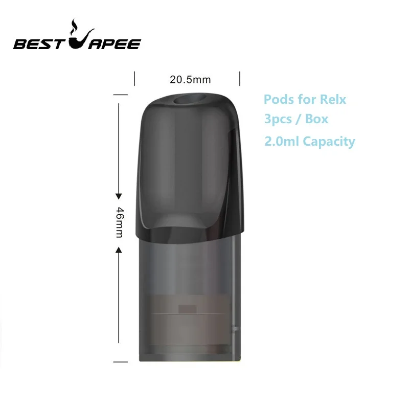 2019 New 3pcs Original Pods for Relx Vape Kit Starter Kit With 2ml Capacity Refill Ceramic atomizing coil VS Relx Q30 Refill Pod
2019 New 3pcs Original Pods for Relx Vape Kit Starter Kit With 2ml Capacity Refill Ceramic atomizing coil VS Relx Q30 Refill Pod