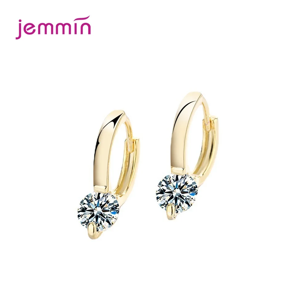 2 Colors Option Charm Hoops Earrings Sparkling 925 Sterling Silver Jewelry For Women Girls Wedding Statement Brincos
2 Colors Option Charm Hoops Earrings Sparkling 925 Sterling Silver Jewelry For Women Girls Wedding Statement Brincos