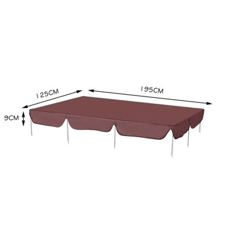 Replacement Sun Shade 2 Sizes Waterproof Outdoor Swing Chair Top Cover Canopy Accessories
Replacement Sun Shade 2 Sizes Waterproof Outdoor Swing Chair Top Cover Canopy Accessories