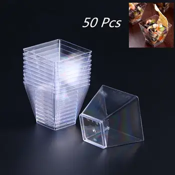 50ml 60ml Disposable Plastic Cups For Desserts Portion Cups Clear Portion Container Transparent For Jelly Yogurt Mousses Dessert
50ml 60ml Disposable Plastic Cups For Desserts Portion Cups Clear Portion Container Transparent For Jelly Yogurt Mousses Dessert