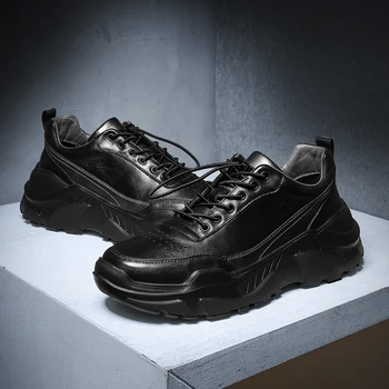 Band New Men Genuine Leather Casual Shoes Lace Up Fashion Male Shoes Leisure Height Increased Comfortable Shoes 2019 New
Band New Men Genuine Leather Casual Shoes Lace Up Fashion Male Shoes Leisure Height Increased Comfortable Shoes 2019 New