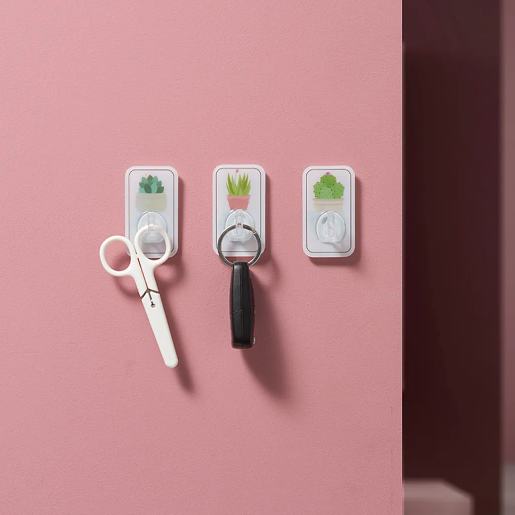 Single Storage Hooks Botanical Garden Hook Traceless Sticky Coat Hook Hanger Kitchen Bathroom Accessories
Single Storage Hooks Botanical Garden Hook Traceless Sticky Coat Hook Hanger Kitchen Bathroom Accessories