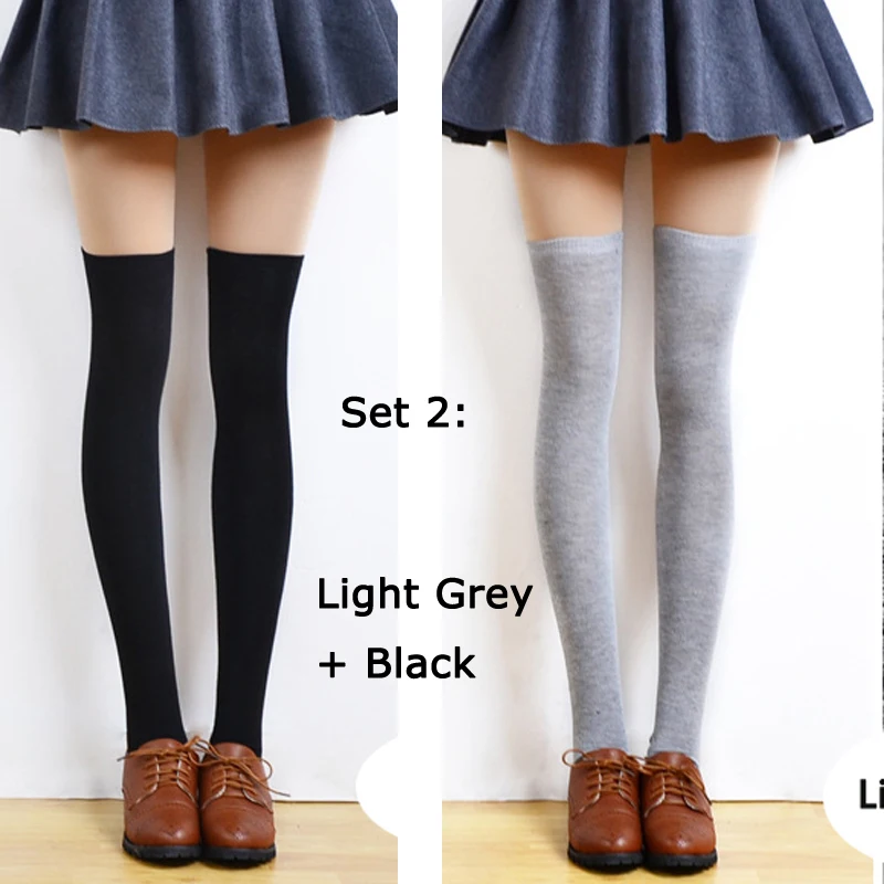 2 Pairs 2020 Women Cotton Long High Socks Overknee Fashion Solid Color Sytyle Breathable Soft Casual Girl Stocking Slimming Sox
2 Pairs 2020 Women Cotton Long High Socks Overknee Fashion Solid Color Sytyle Breathable Soft Casual Girl Stocking Slimming Sox