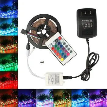 LED Strip Light 12v Remote Control +adapter Rgb 5050 Smd 2835 Flexible Ribbon Diode Lights Ribbon Waterproof 5m 10m 15m
LED Strip Light 12v Remote Control +adapter Rgb 5050 Smd 2835 Flexible Ribbon Diode Lights Ribbon Waterproof 5m 10m 15m
