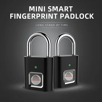 Anytek Door Lock L34 Fingerprint Padlock Security Keyless USB Rechargeable Mini Door Luggage Aluminum alloy finger print Lock
Anytek Door Lock L34 Fingerprint Padlock Security Keyless USB Rechargeable Mini Door Luggage Aluminum alloy finger print Lock