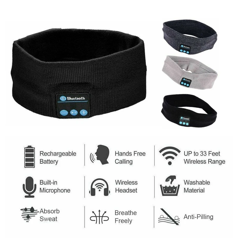Беспроводные Bluetooth стереонаушники, наушники для бега, музыки, гарнитура для сна, модная спортивная музыкальная повязка на голову для йоги с ...
Беспроводные Bluetooth стереонаушники, наушники для бега, музыки, гарнитура для сна, модная спортивная музыкальная повязка на голову для йоги с ...