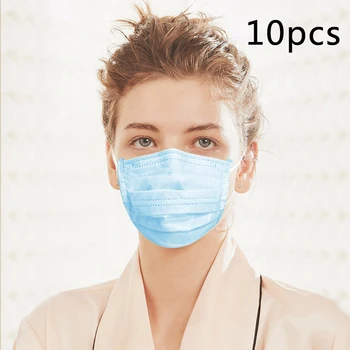 Three-Layer Mask 10-Piece Mask Non-Woven Disposable Dustproof Blow-Proof Mask Adult Hanging Ear Type Prevent 
Three-Layer Mask 10-Piece Mask Non-Woven Disposable Dustproof Blow-Proof Mask Adult Hanging Ear Type Prevent