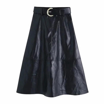 2019 Summer Autumn Women PU Leather Skirt Black High Waist A Line Casual Solid High Quality Slim Sexy Femme Skirts Ladies
2019 Summer Autumn Women PU Leather Skirt Black High Waist A Line Casual Solid High Quality Slim Sexy Femme Skirts Ladies