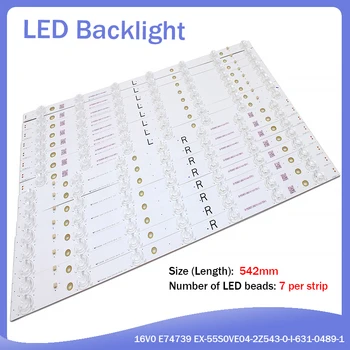 16PCS 100% New Full LED backlight strip A rray for tx-55dx600e TB5509M M30900 16V0 E74739 EX-55S0VE04-2Z543-0-I-631-0489-1
16PCS 100% New Full LED backlight strip A rray for tx-55dx600e TB5509M M30900 16V0 E74739 EX-55S0VE04-2Z543-0-I-631-0489-1
