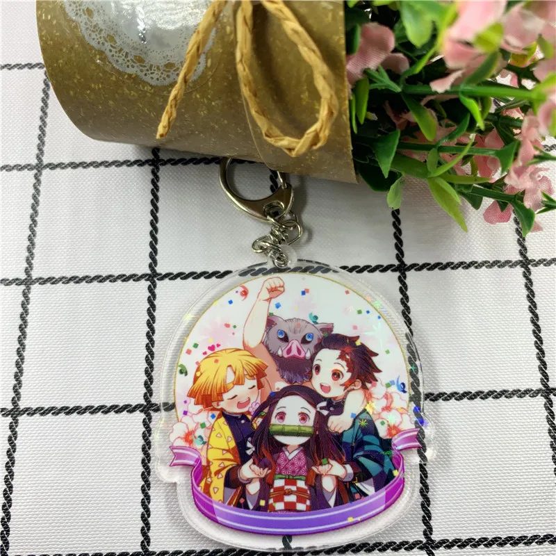 2020 Popular Anime Devil's Blade Character Keychain Alloy Key Ring Anime Ghost Killing Blade Acrylic Double-side Pendent Keyring
2020 Popular Anime Devil's Blade Character Keychain Alloy Key Ring Anime Ghost Killing Blade Acrylic Double-side Pendent Keyring