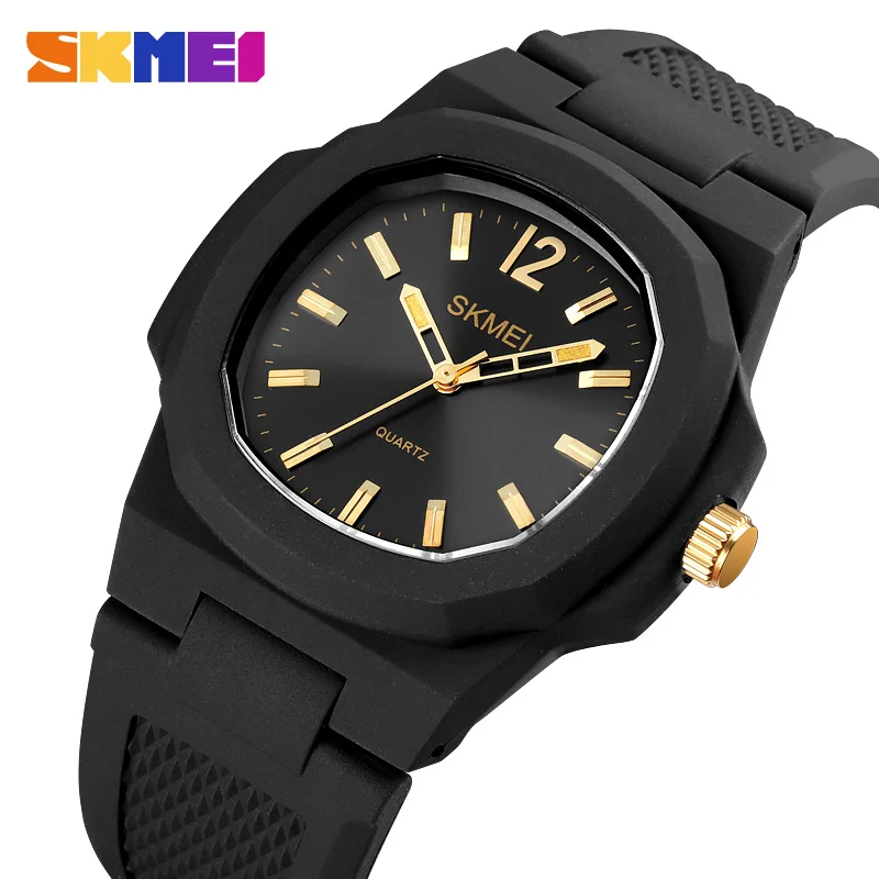 

SKMEI Retro Silicone Band Casual Analog Quartz Wristwatch 1717 Cool Watches Fashion Waterproof Sport Watch Hombre