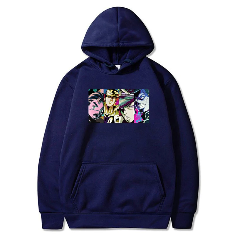 Anime JoJo's Bizarre Adventure Printed Hoodies Fashion Cool Casual Breathable Sweatshirts Women/Men Oversized Harajuku Unisex
Anime JoJo's Bizarre Adventure Printed Hoodies Fashion Cool Casual Breathable Sweatshirts Women/Men Oversized Harajuku Unisex