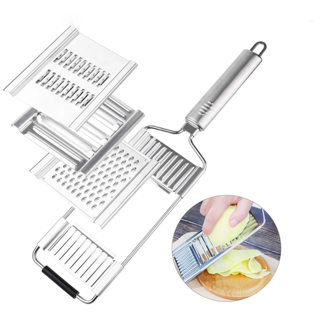 3-In-1 Multi-purpose l Vegetable Shredder Stainless Steel Cheese Grater Vegetable Cutter Fro Carrot Cabbage Cucumber
3-In-1 Multi-purpose l Vegetable Shredder Stainless Steel Cheese Grater Vegetable Cutter Fro Carrot Cabbage Cucumber