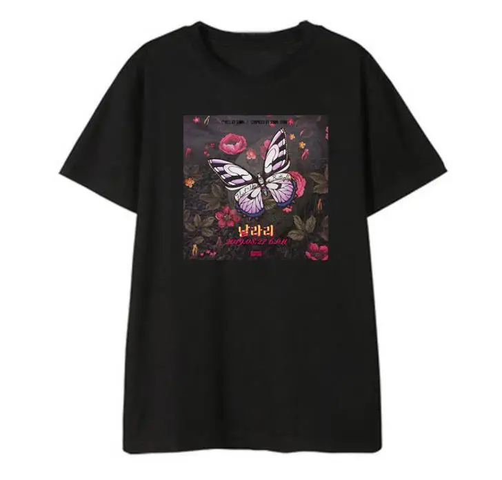 Summer style kpop sunmi lalalay new song same printing o neck t shirt kpop unisex fashion short sleeve t-shirt
Summer style kpop sunmi lalalay new song same printing o neck t shirt kpop unisex fashion short sleeve t-shirt
