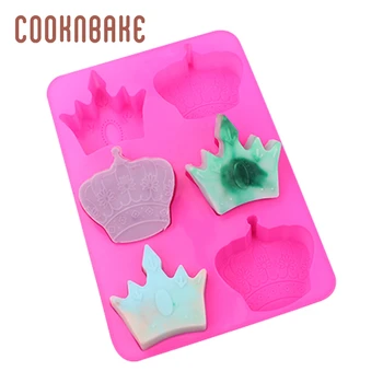 COOKNBAKE crown shape soap mold silicone molds for resin candle gypsum 6 hole cake bread pastry bakeware DIY handmade soap tool 
COOKNBAKE crown shape soap mold silicone molds for resin candle gypsum 6 hole cake bread pastry bakeware DIY handmade soap tool