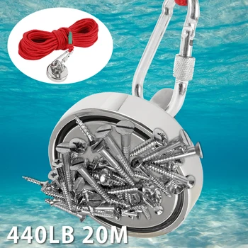 Super Powerful Magnetic Salvage Pot Magnet Sea Treasure Hunting Fishing Magnet Super Magnet Neodymium Magnet with 20m Rope
Super Powerful Magnetic Salvage Pot Magnet Sea Treasure Hunting Fishing Magnet Super Magnet Neodymium Magnet with 20m Rope