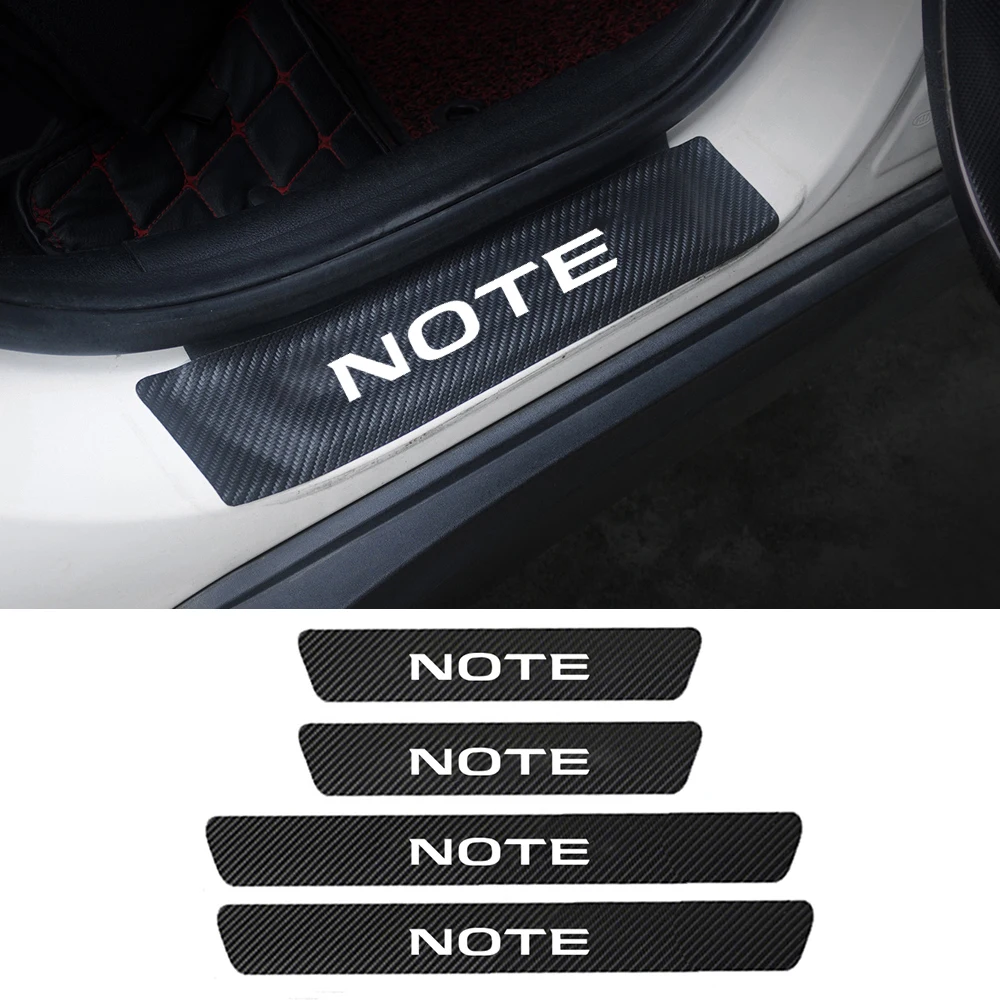 4pcs PU Leather Carbon Fiber Car Door Sill Stickers For Nissan Note E11 E12 2006-2014 2015 2016 2017 2018 2019 2020 Accessories
4pcs PU Leather Carbon Fiber Car Door Sill Stickers For Nissan Note E11 E12 2006-2014 2015 2016 2017 2018 2019 2020 Accessories