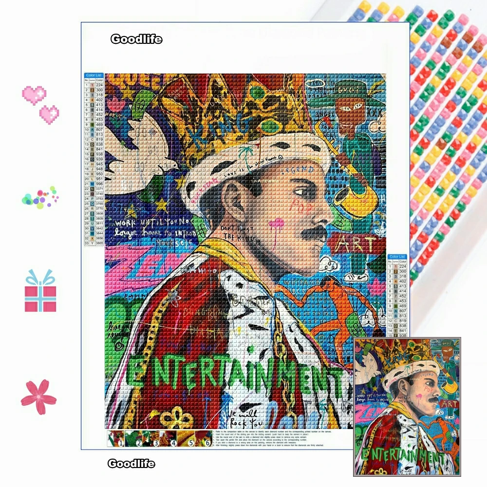 Алмазная живопись Freddie Mercury, граффити в богемном стиле, с изображением рок, музыкальной звезды, 5D, вышивка крестиком, картина для гостиной, домашний декор
Алмазная живопись Freddie Mercury, граффити в богемном стиле, с изображением рок, музыкальной звезды, 5D, вышивка крестиком, картина для гостиной, домашний декор