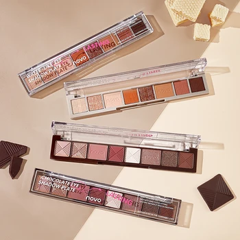 NOVO Eyeshadow Pallete Colorful Waterproof Eyeshadow Makeup Pallete Lasting High Pigment Effect 8 Color Eye Shadow TSLM2
NOVO Eyeshadow Pallete Colorful Waterproof Eyeshadow Makeup Pallete Lasting High Pigment Effect 8 Color Eye Shadow TSLM2