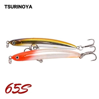 TSURINOYA Sinking Pencil Hard Fishing Lure DW45 Artificial Swimbait Wobblers 65mm 5g Long Casting VMC Hooks Minnow Jerkbait
TSURINOYA Sinking Pencil Hard Fishing Lure DW45 Artificial Swimbait Wobblers 65mm 5g Long Casting VMC Hooks Minnow Jerkbait