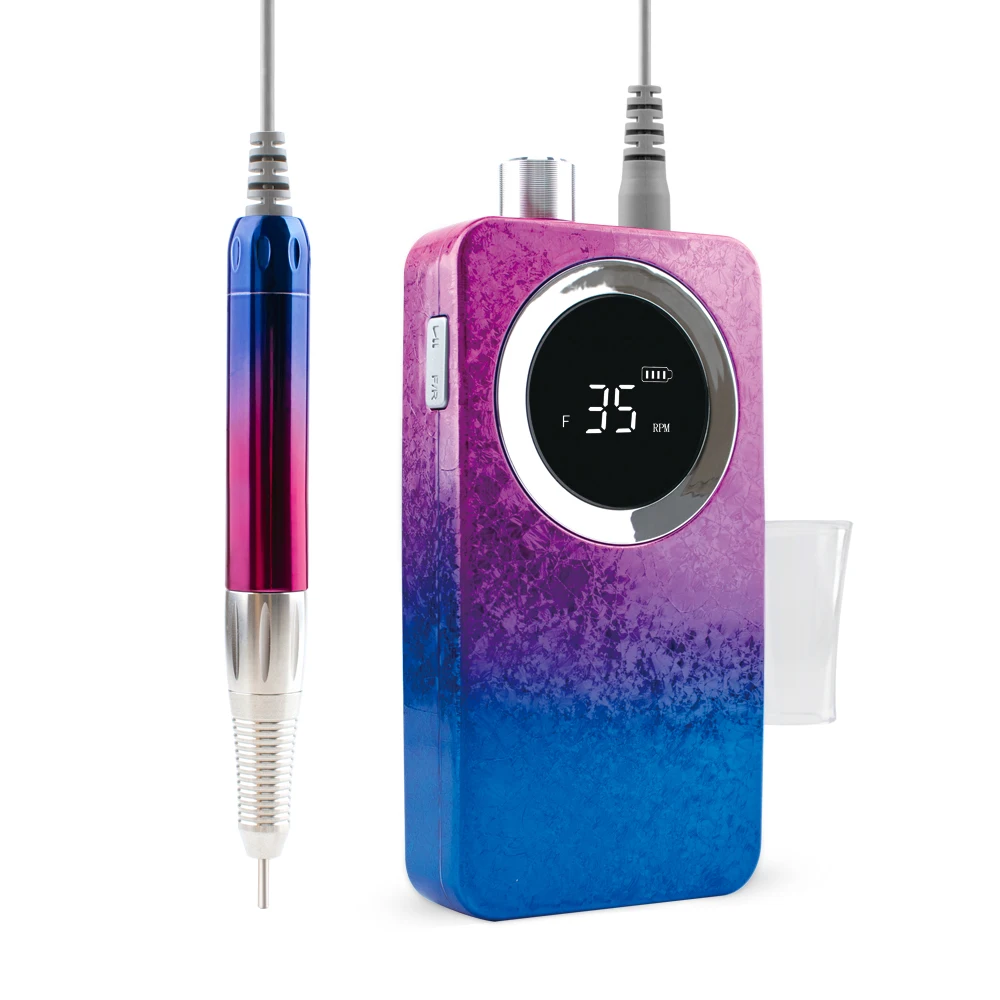 Brushless Motor Handpiece Cordless Gradient Color 35000RPM Portable Nail Drill Electric Machine Rechargeable Wireless E File
Brushless Motor Handpiece Cordless Gradient Color 35000RPM Portable Nail Drill Electric Machine Rechargeable Wireless E File