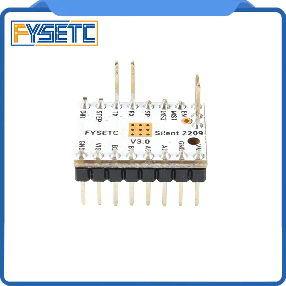 2шт TMC2209 v2.0 Драйвер шагового двигателя Stepsticks Mute Driver 256 Microsteps ток 2.8A пик 3d принтер