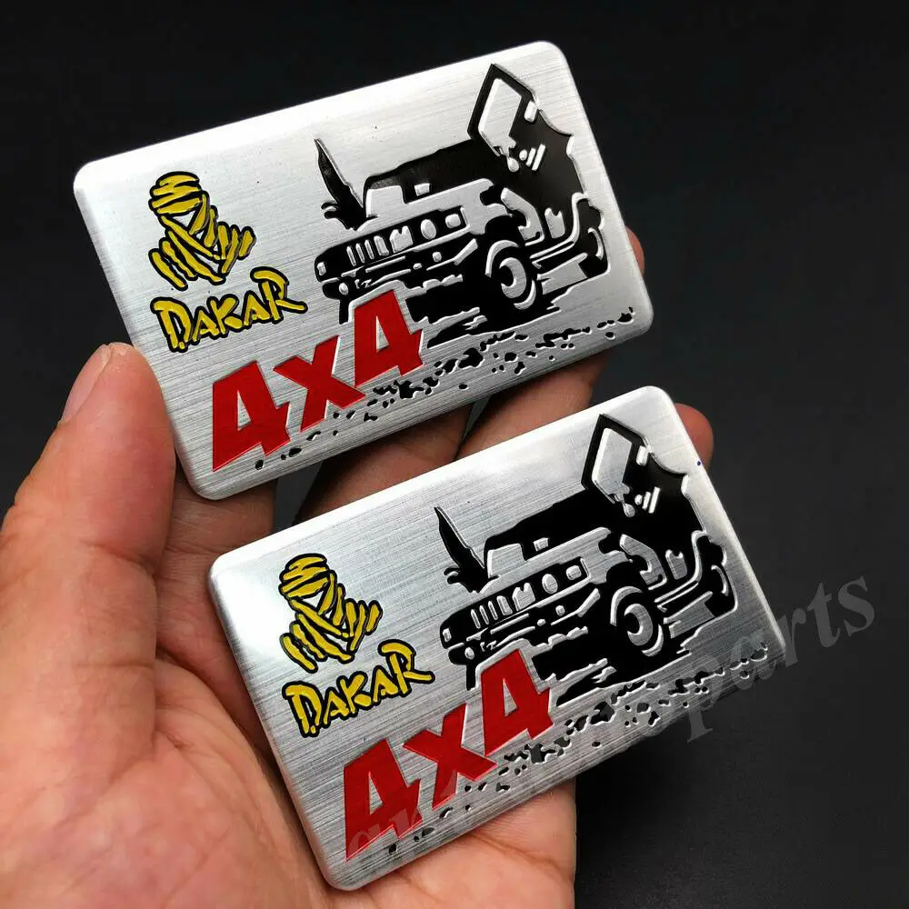 2x Metal Dakar Rally Logo 4X4 SUV 4WD Car Trunk Side Emblem Badge Decal Sticker
2x Metal Dakar Rally Logo 4X4 SUV 4WD Car Trunk Side Emblem Badge Decal Sticker