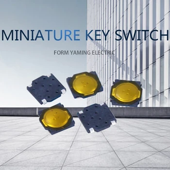 100pcs Tact Switch 3.7*3.7*0.35mm Key Touch 4 Foot Four Pins Button Micro Mini Switches
100pcs Tact Switch 3.7*3.7*0.35mm Key Touch 4 Foot Four Pins Button Micro Mini Switches