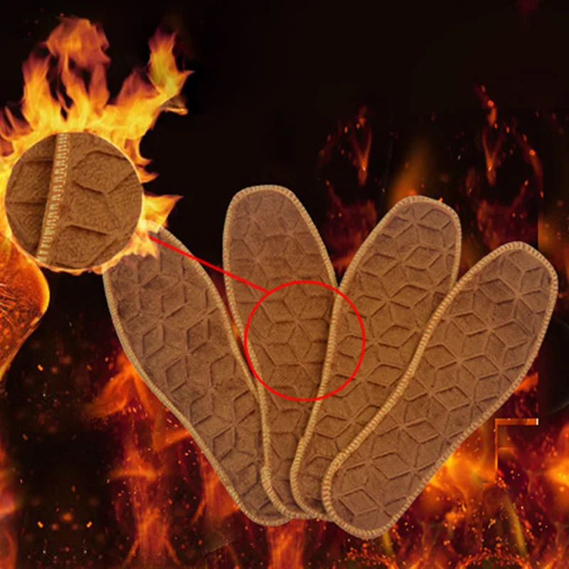 Keep Warm Heated Plus Velvet Insoles Thicken Soft Breathable Winter Embossed Sport Shoes Insert For Man Woman Boots Pad Sole
Keep Warm Heated Plus Velvet Insoles Thicken Soft Breathable Winter Embossed Sport Shoes Insert For Man Woman Boots Pad Sole