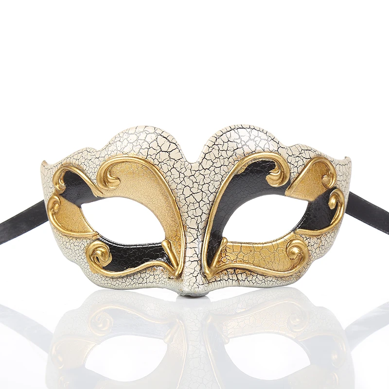 New Venetian Ball Masks Upper Crack Half Face Masquerade Mask Halloween Theme Party Cosplay Mask Dance Makeup Props
New Venetian Ball Masks Upper Crack Half Face Masquerade Mask Halloween Theme Party Cosplay Mask Dance Makeup Props