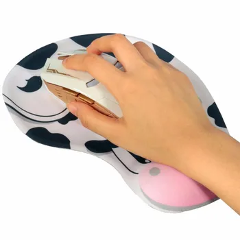 Game Mouse Pat Silicone White Cute Cow Mouse Pad With Wrist Rest Support Mat For Gaming PC Laptop for Mac
Game Mouse Pat Silicone White Cute Cow Mouse Pad With Wrist Rest Support Mat For Gaming PC Laptop for Mac