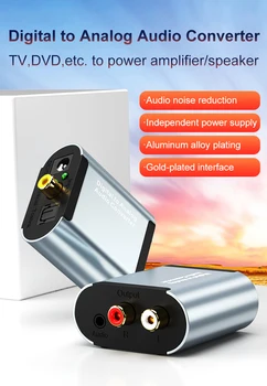 2020 NEW Digital Optical Coaxial Toslink Signal To Analog Audio Converter Adapter RCA Digital To Analog Audio Converter US EU
2020 NEW Digital Optical Coaxial Toslink Signal To Analog Audio Converter Adapter RCA Digital To Analog Audio Converter US EU