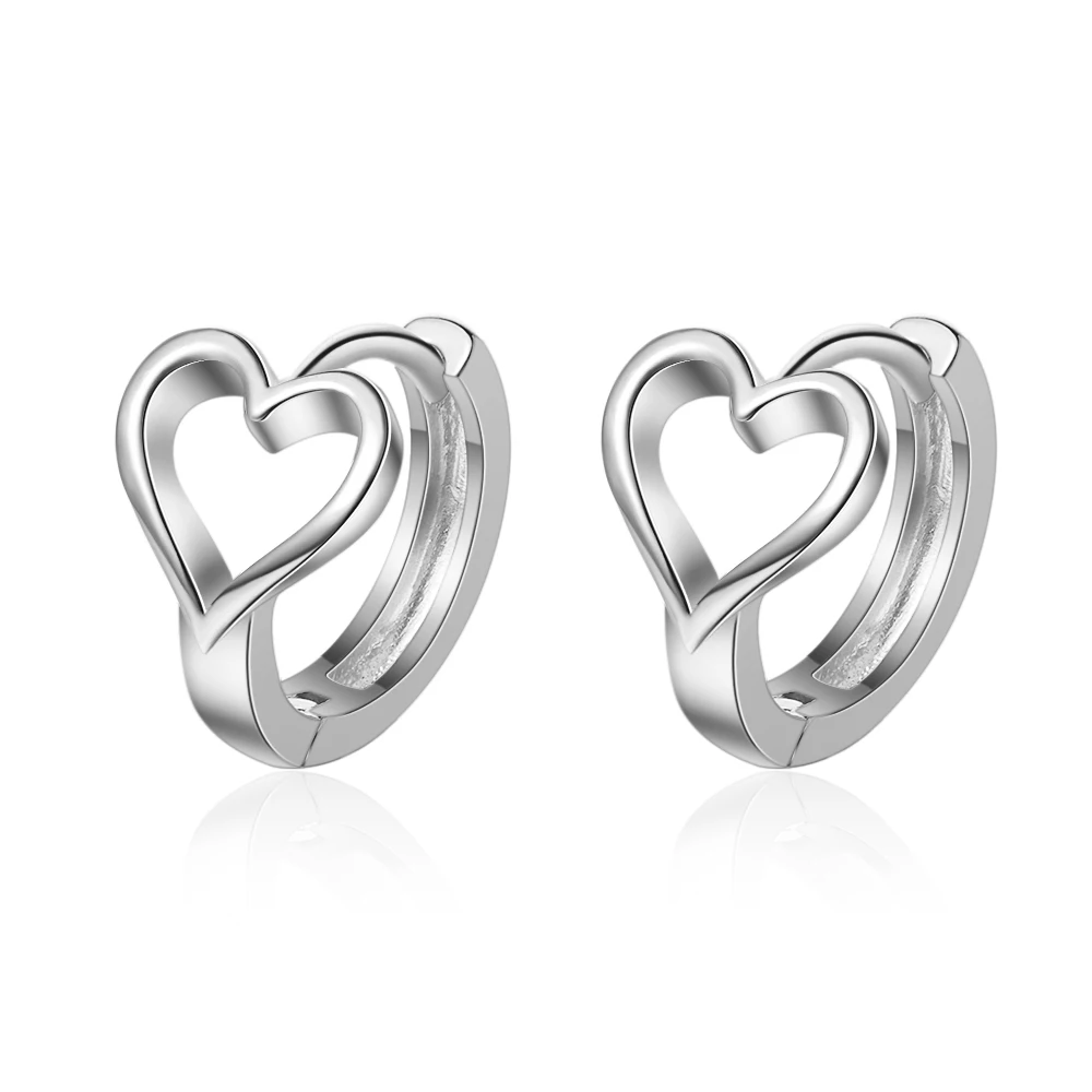 Classic 925 Sterling Silver Heart Clear CZ Zircon Stud Earrings for Women Statement Prevent Allergy Crystal pendientes Jewelry
Classic 925 Sterling Silver Heart Clear CZ Zircon Stud Earrings for Women Statement Prevent Allergy Crystal pendientes Jewelry