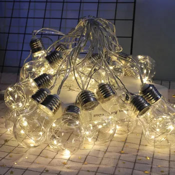 Outdoor Solar Light String Garden Light Control Decorative Light String G50 Transparent Bulb Copper Light
Outdoor Solar Light String Garden Light Control Decorative Light String G50 Transparent Bulb Copper Light
