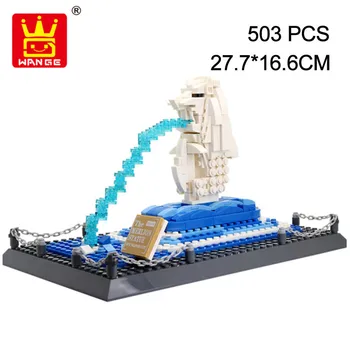 2019 NEW WANGE World Famous Architecture Singapore Merlion Park Building Blocks Sets Bricks Classic Skyline Model Kids Toys Gift
2019 NEW WANGE World Famous Architecture Singapore Merlion Park Building Blocks Sets Bricks Classic Skyline Model Kids Toys Gift